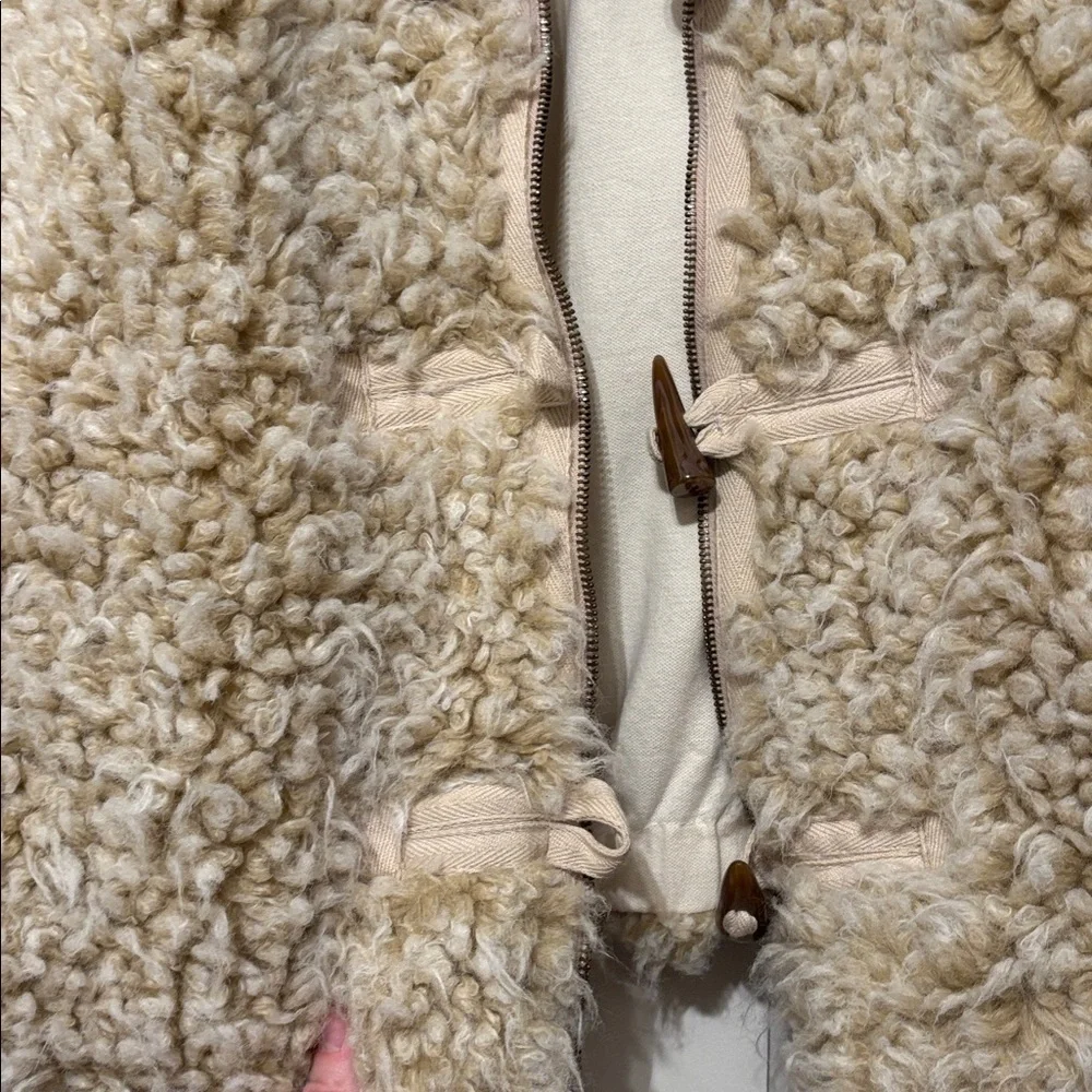 BNNW anthropolgie brenna faux fur coat - Picture 10 of 10